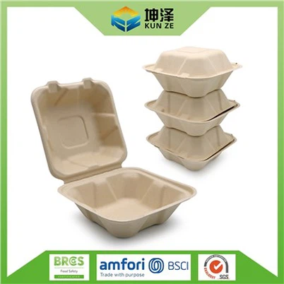 Bagasse Hamburger Box
