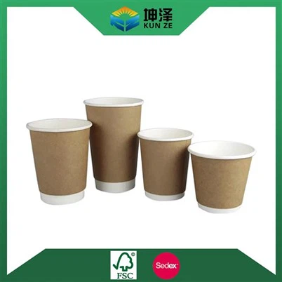 Velké jednorázové šálky na kávu