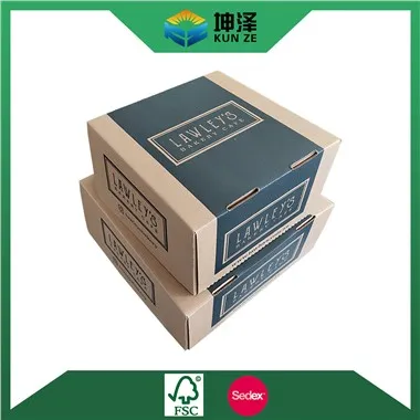 Potištěné pekařské krabice